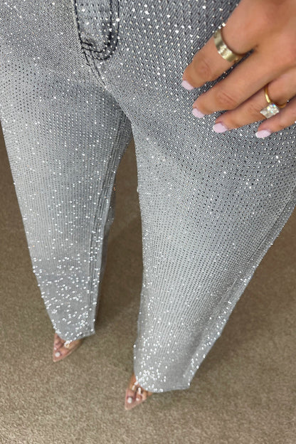 Sparkling Glow High Waist Jeans