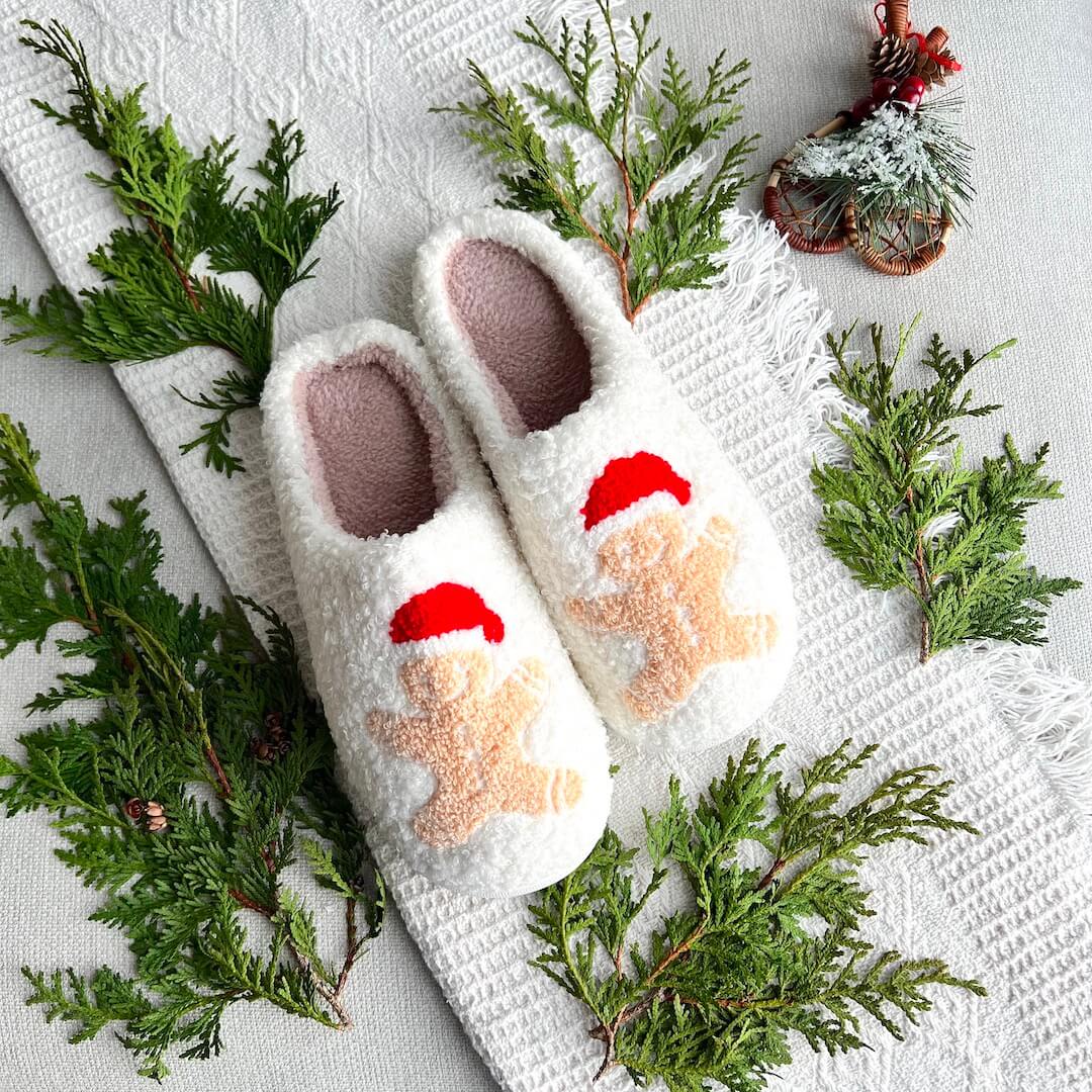 Joyful Christmas Slippers