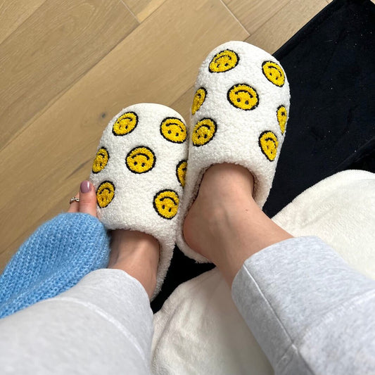 Mini Happy Face Slides Slippers