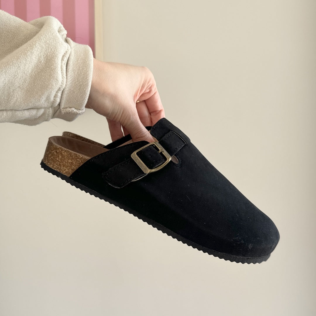 Nordic Suede Clogs