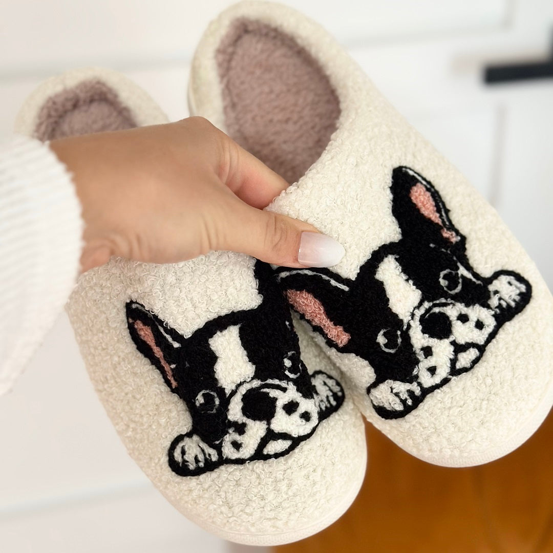 Boston Terrier Slippers