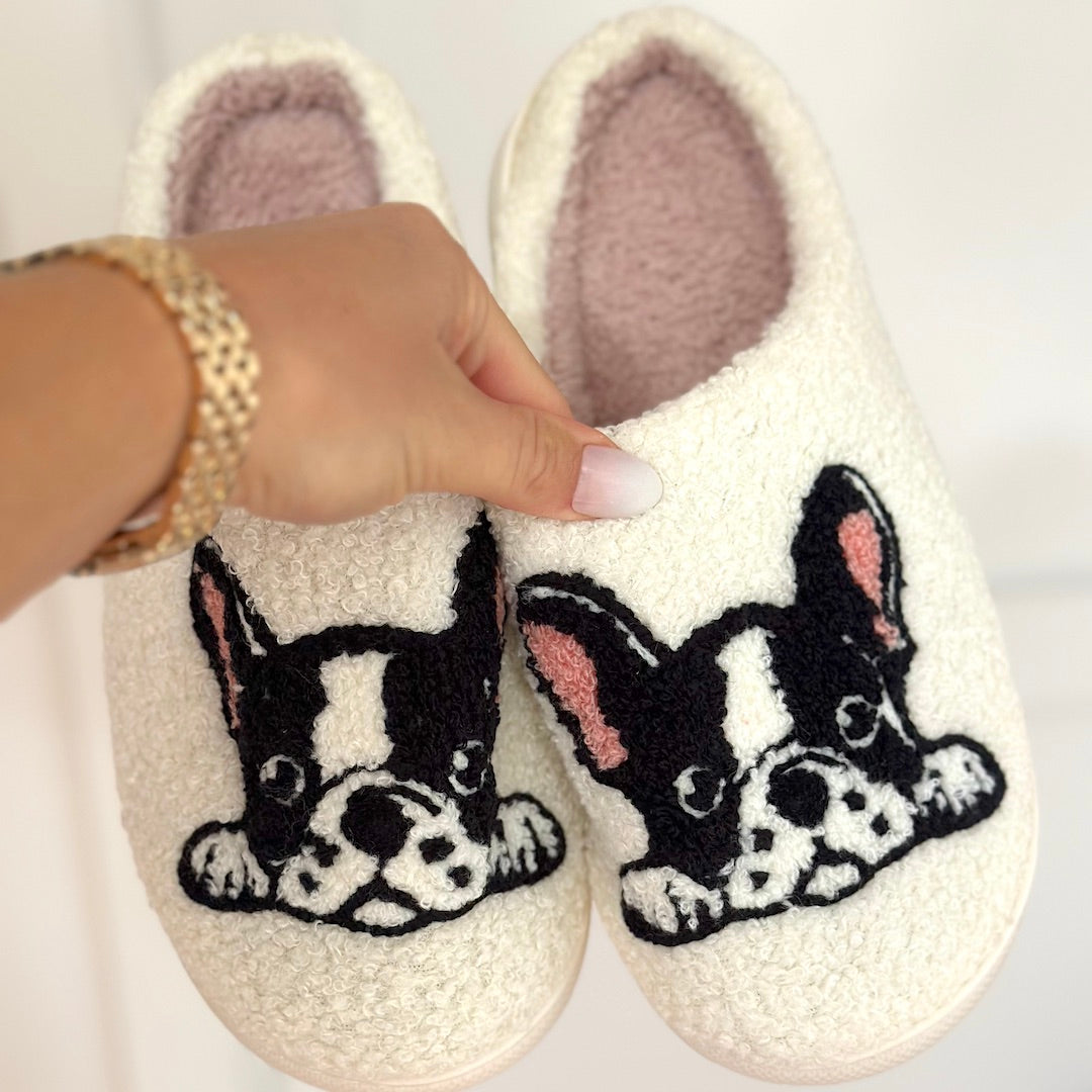 Boston Terrier Slippers