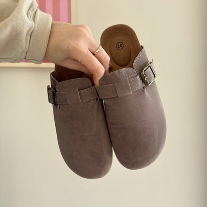 Nordic Suede Clogs